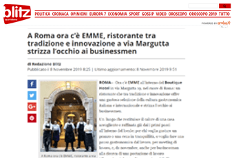  A Roma ora c’è EMME, ristorante tra tradizione e innovazione a via Margutta strizza l’occhio ai businessmen